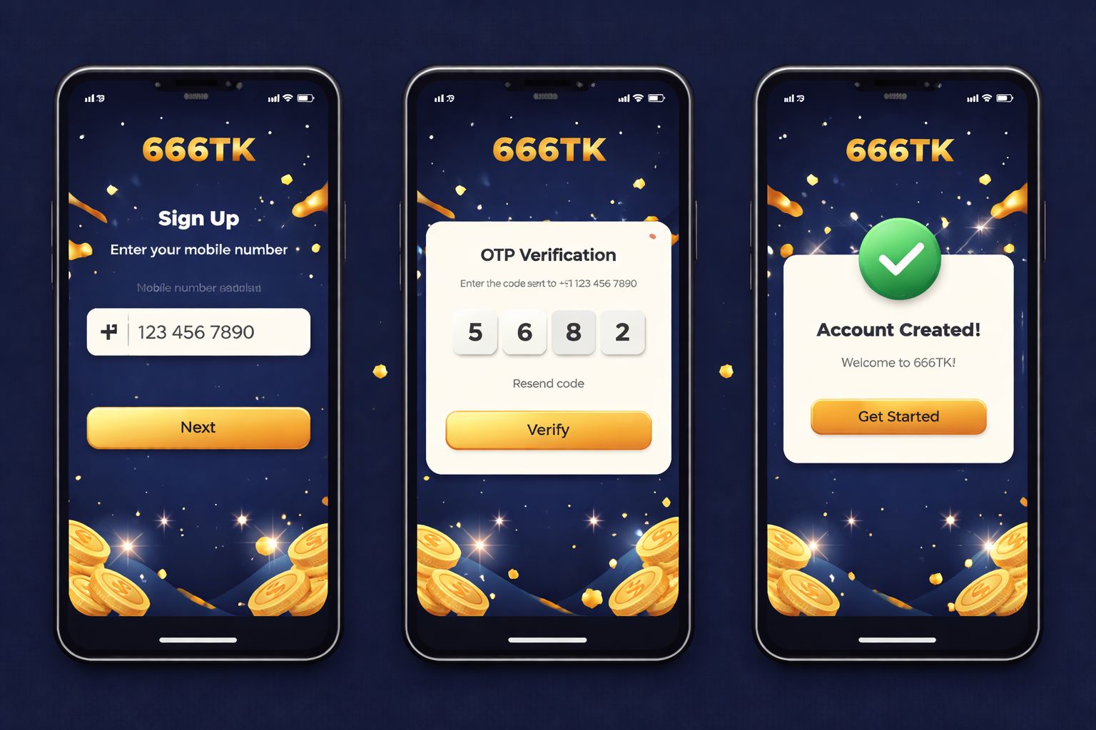 666TK Sign-In Steps for Mobile Users